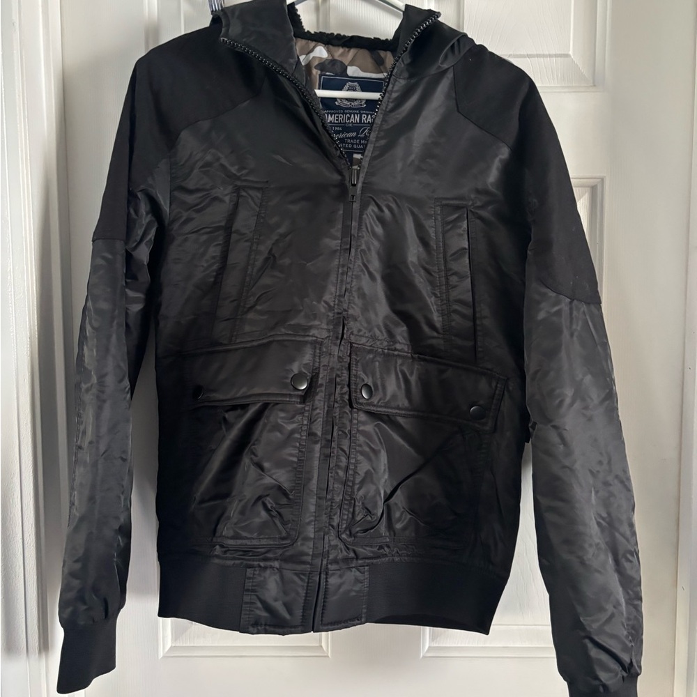American Rag Men's Sleek Black Coat